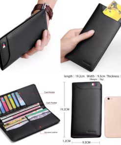 Ultrathin Slim Long Holder Men Wallet