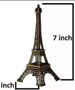 7 Inc/18 cm Paris Eiffel Tower, Model with Metal