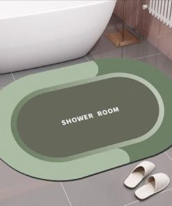 Papowsh Super Quality, Absorbent Non-Slip Bathroom Floor Mat