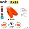 KOVIX KVZI Acid proof Drill & Saw Resistant 6mm Motorcycle Disc Lock-Multicolor (2 Key)
