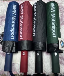 BMW Auto Open And Close 12 Ribs Umbrella- Blue, Black, Wine Red and Green